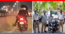 Bengaluru Man Rides Bajaj Pulsar With Woman On Lap: Arrested, Bike Seized [Video]
