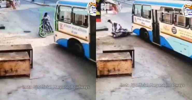chain snatchers stopped by bus from getting away