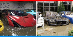Exotic Supercars And Super Luxury Cars That Drowned In Dubai Floods: In Images