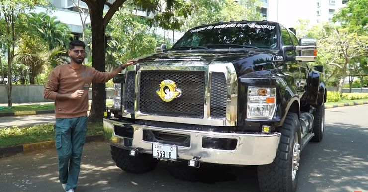 Billionaire Boby Chemmanur Shows YouTuber His Heavily Modified Ford F650 [Video]