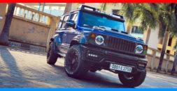 India's Only Maruti Jimny With Wald Black Bison Body Kit Is A Head-Turner