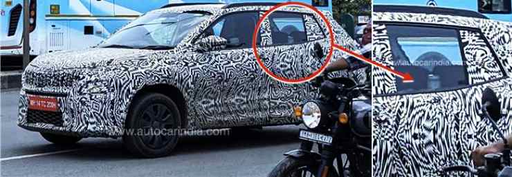 skoda subcompact SUV rear window