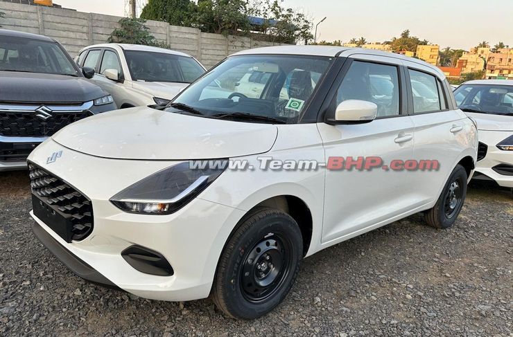 All-New 2024 Maruti Swift Arrives At Dealer Yard Ahead Of May 9th Launch