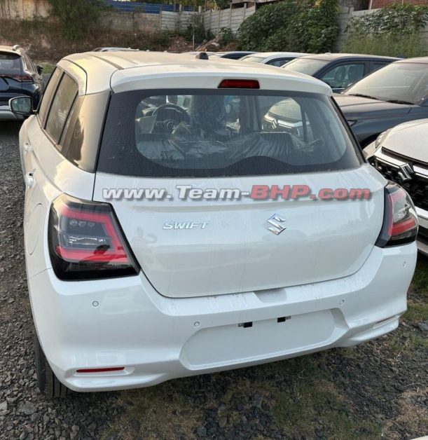 Swift at dealership yard