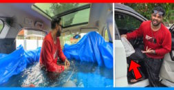YouTuber Converts Tata Safari Into a Mobile Pool: Airbags Get Deployed [Video]