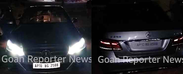 Mercedes Stuck in goa boach