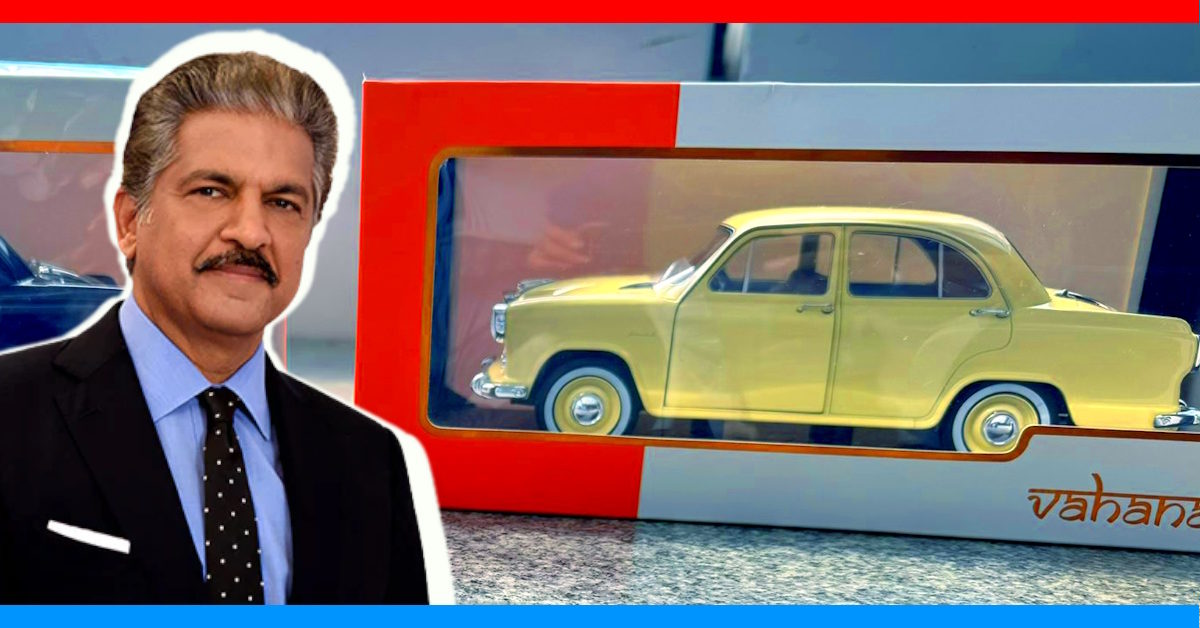 anand mahindra ambassador scale model