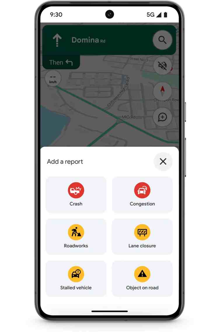 Google mpas incident report feature
