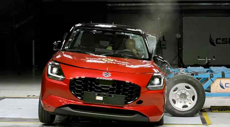 Maruti Suzuki Swift crash test side