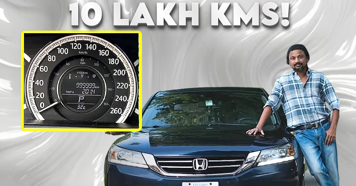 indian drives honda accord 10 lakh kms odometer stuck 1 million kms indian drives honda accord 10 lakh kms odometer stuck 1 million kms