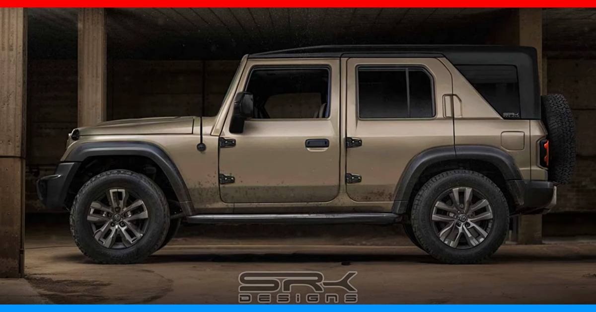 mahindra thar roxx desert edition rendering design unique features mahindra thar roxx desert edition rendering design unique features