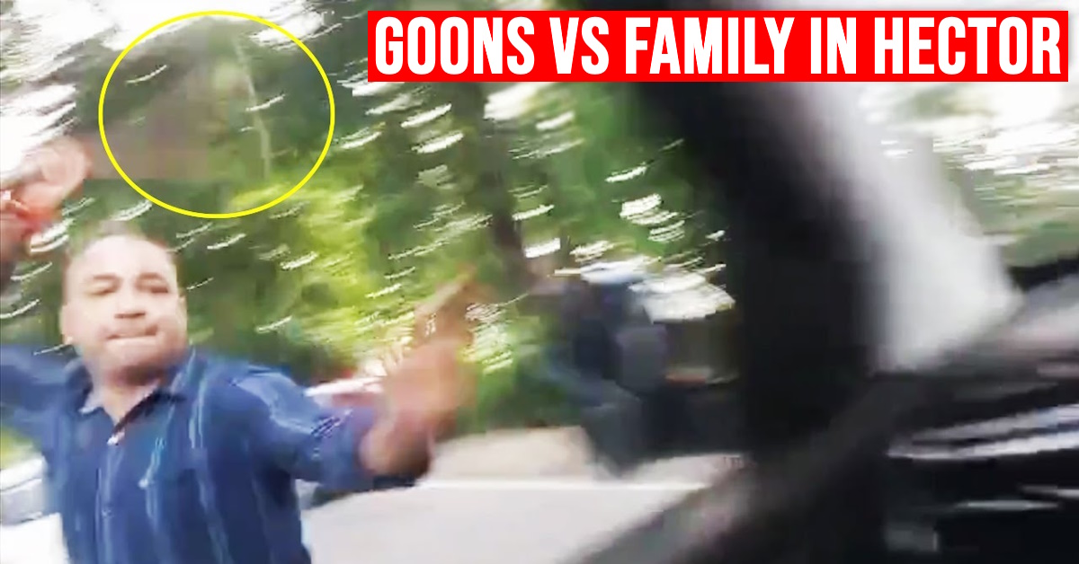 road rage 25 goons surround mg hector family break windshield video road rage 25 goons surround mg hector family break windshield video