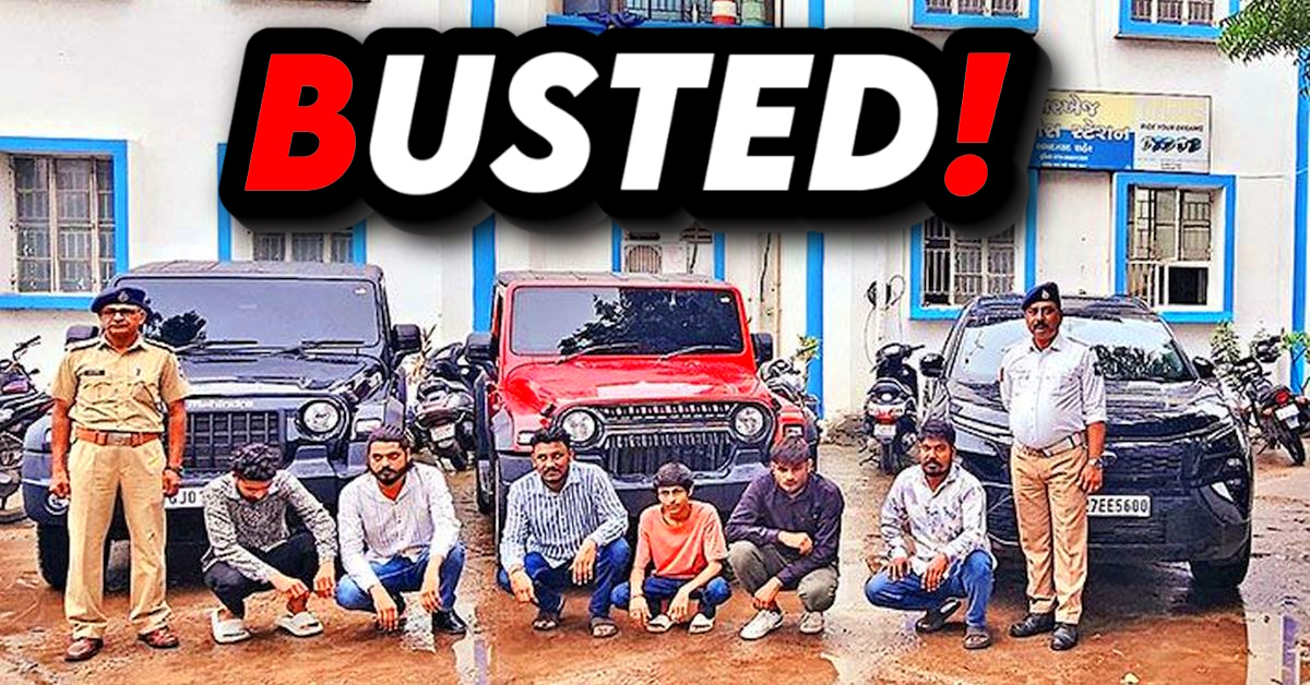 6 arrested reckless driving stunts mahindra thar tata harrier suv 6 arrested reckless driving stunts mahindra thar tata harrier suv