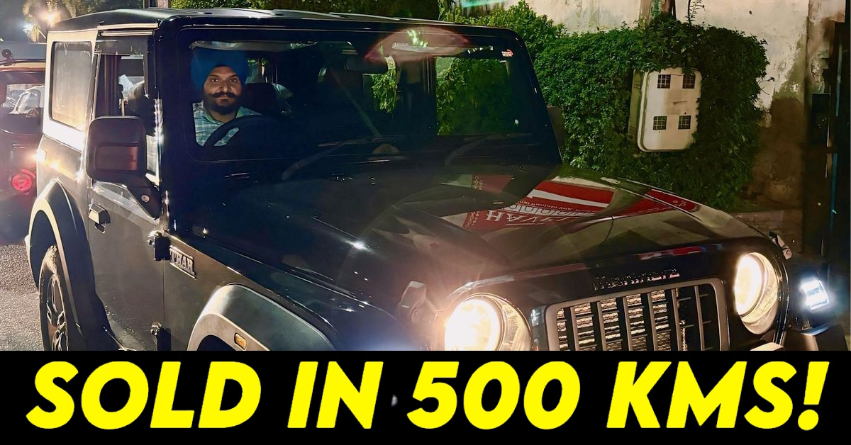importance test drives man sells mahindra thar 500 kms importance test drives man sells mahindra thar 500 kms