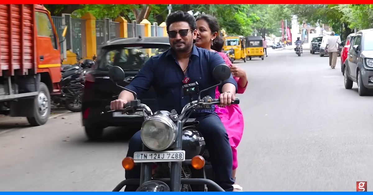 tamil actor prashanth anchor fined interview moving bike tamil actor prashanth anchor fined interview moving bike