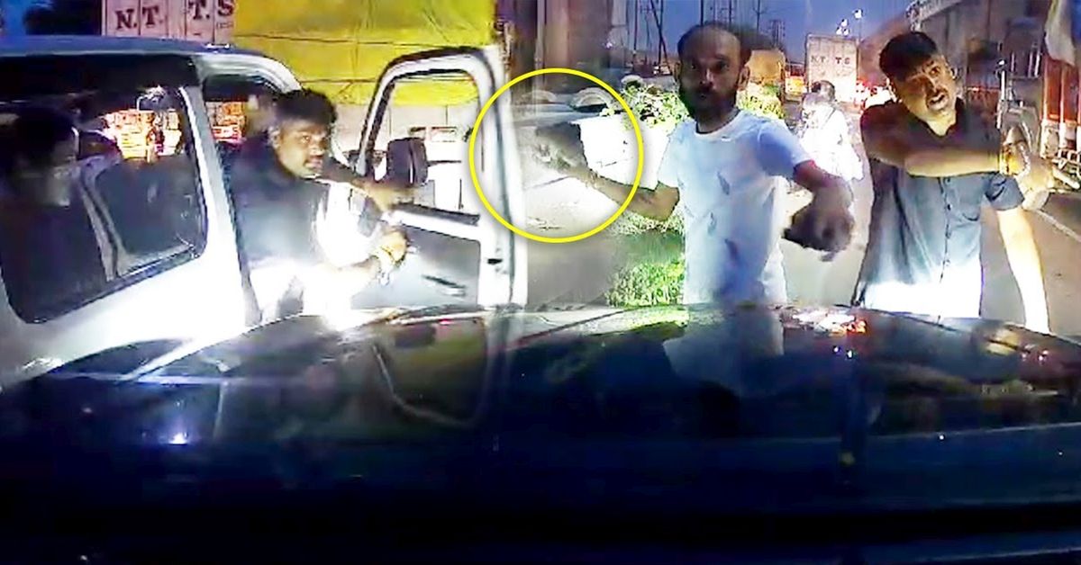 road rage maruti eeco threaten toyota fortuner driver overtaking break windshield road rage maruti eeco threaten toyota fortuner driver overtaking break windshield