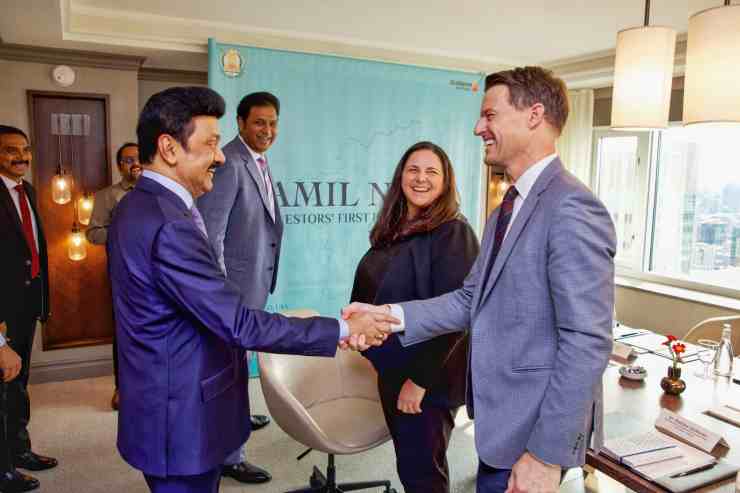 MK Stalin meets Ford execs