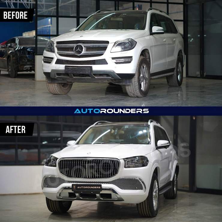 Mercedes GL to Maybach GLS 600 side