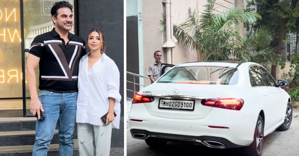 arbaaz khan shura khan mercedes benz e-class gift arbaaz khan shura khan mercedes benz e-class gift