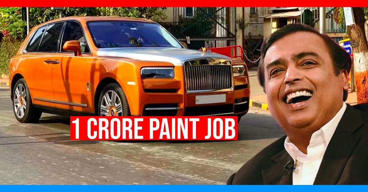 ambani jio garage rolls royce cullinan rs 1 crore paint job ambani jio garage rolls royce cullinan rs 1 crore paint job