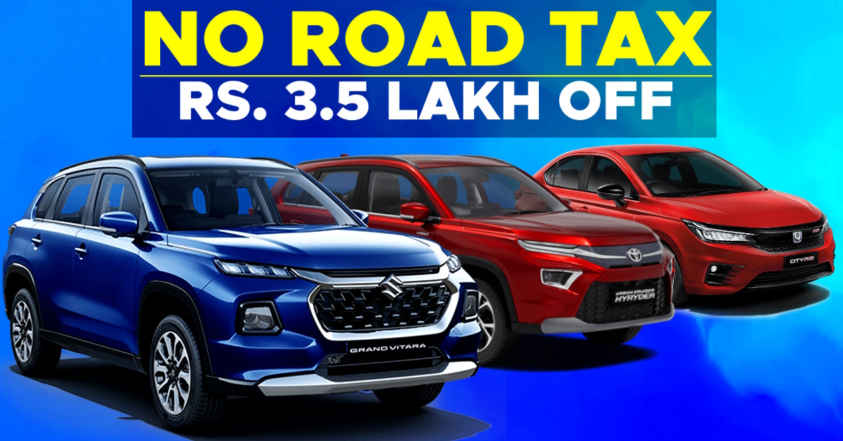 karnataka road tax cut maruti grand vitara toyota hyryder honda city hybrids karnataka road tax cut maruti grand vitara toyota hyryder honda city hybrids