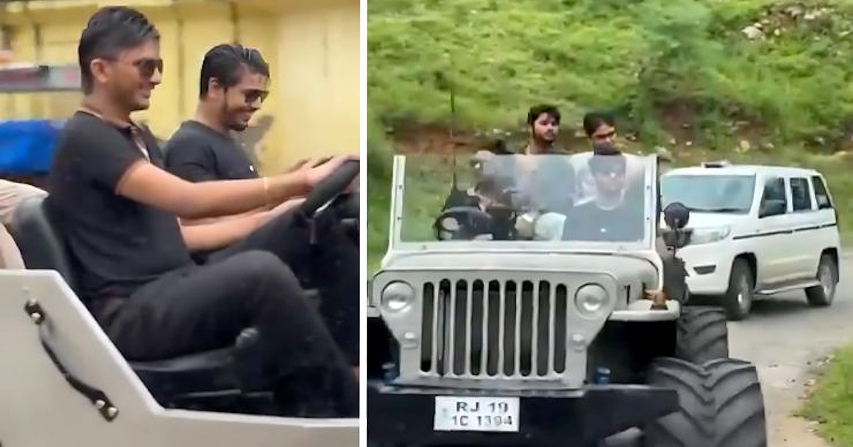 rajasthan deputy cm son police escort jeep joyride rajasthan deputy cm son police escort jeep joyride