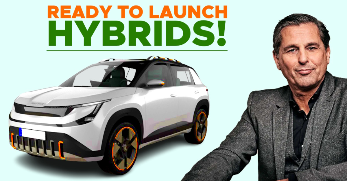 skoda ceo klaus zellmer launching hybrid cars india skoda ceo klaus zellmer launching hybrid cars india