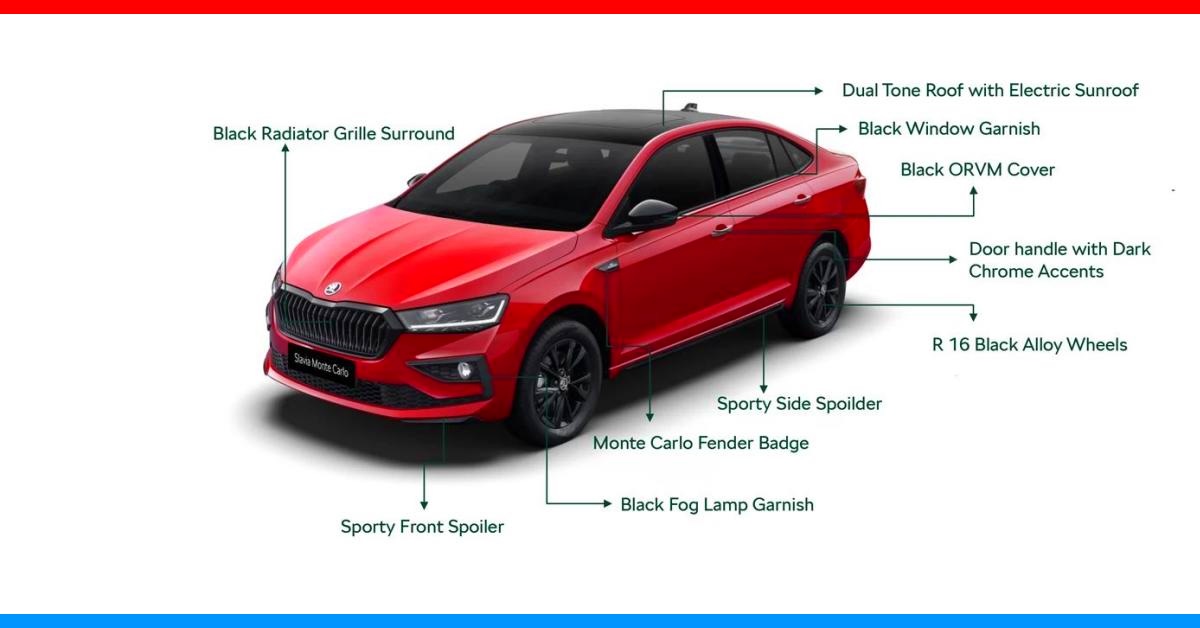 skoda slavia kushaq monte carlo editions launched india bookings open skoda slavia kushaq monte carlo editions launched india bookings open