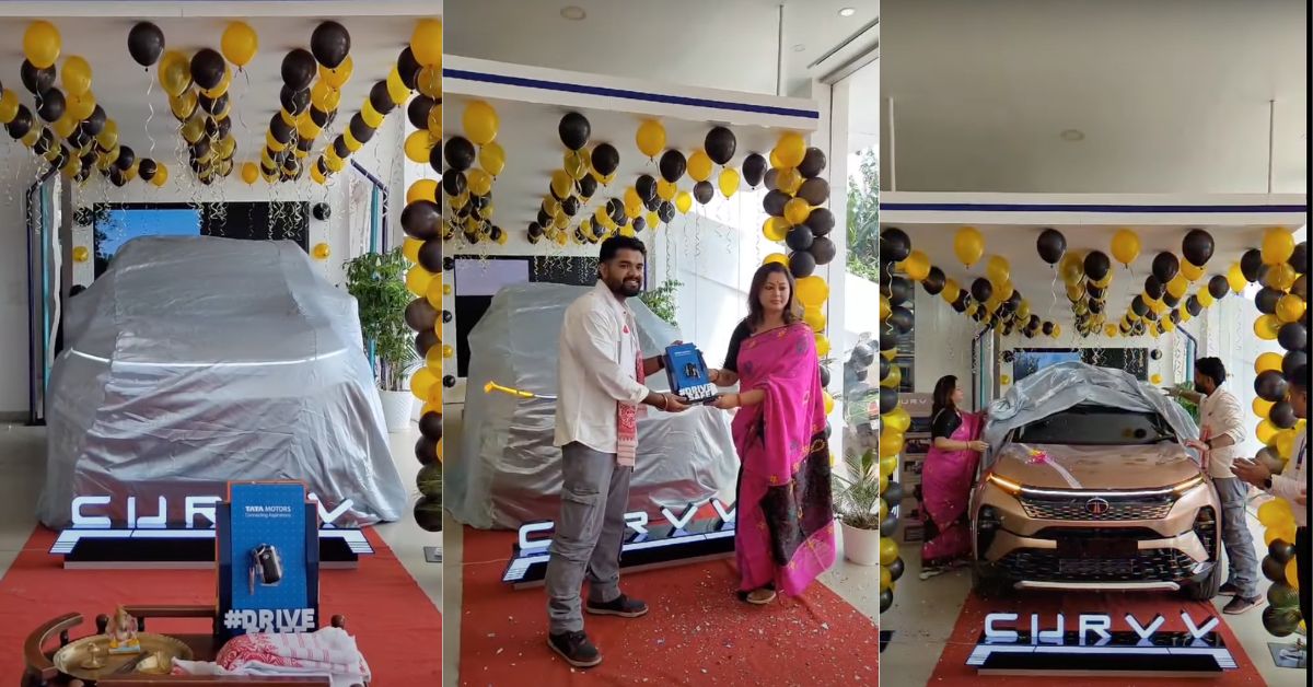 tata curvv petrol diesel first customer delivery video cajitu tata curvv petrol diesel first customer delivery video cajitu