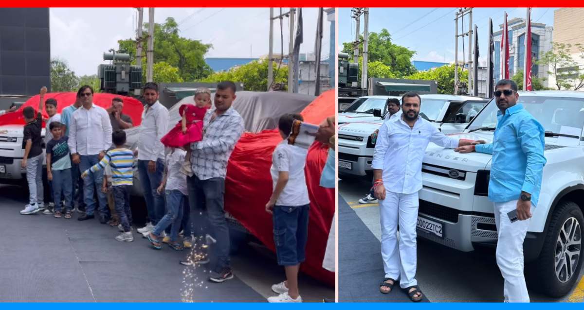 three brothers take delivery of three Defenders three brothers take delivery of three Defenders