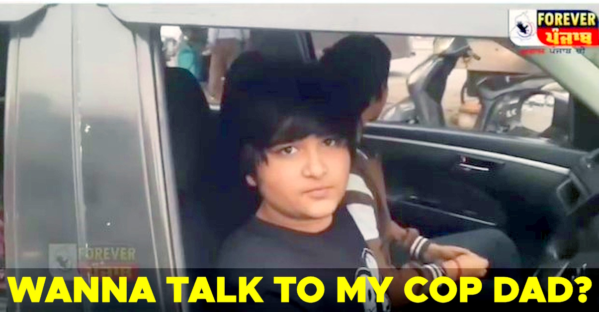 arrogant underage kid maruti swift confronted cop dad video arrogant underage kid maruti swift confronted cop dad video