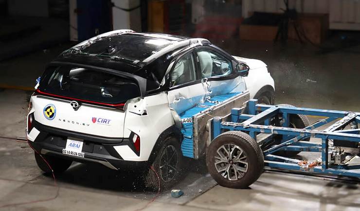 2024 Tata Nexon EV BNCAP crash test
