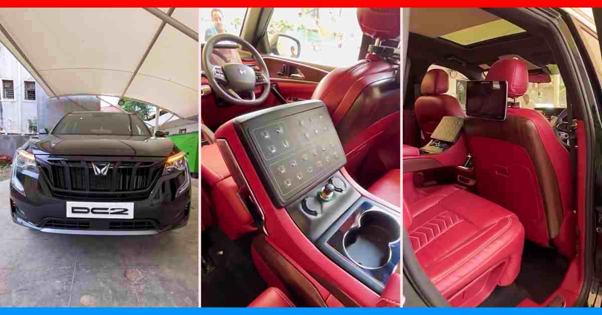 dc designs mahindra xuv700 custom red interior unveiled dc designs mahindra xuv700 custom red interior unveiled