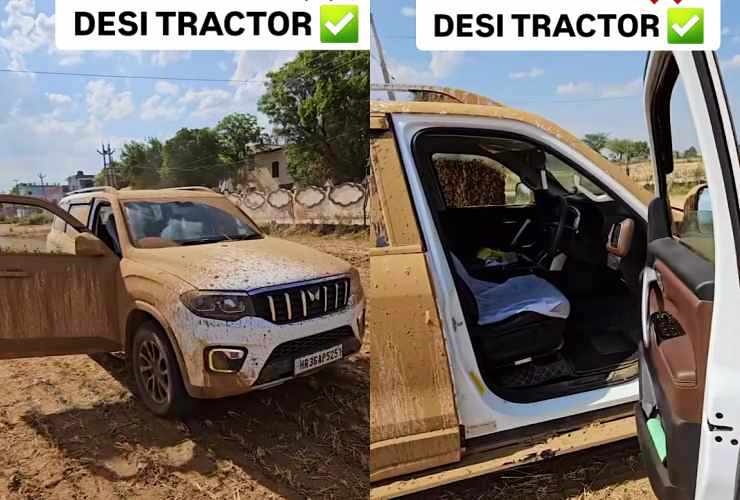 Driverless Mahindra Scorpio-n on field