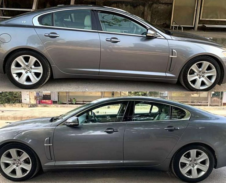 Jaguar XF V8 side profile