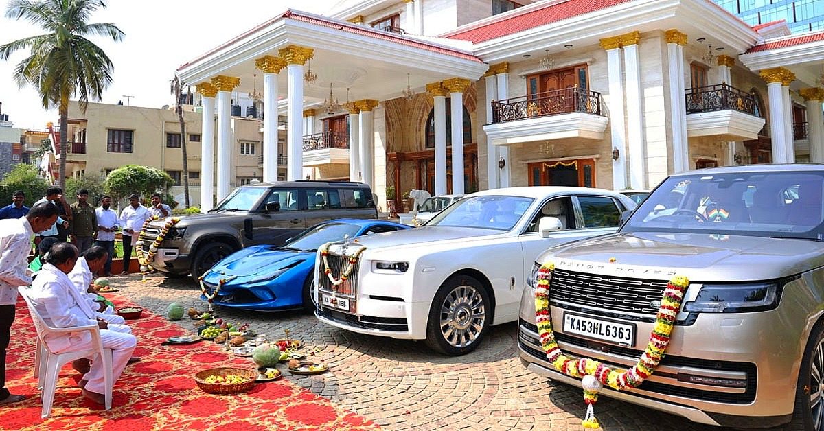 indias richest mla celebrates ayudha pooja with cars rolls royce ferrari indias richest mla celebrates ayudha pooja with cars rolls royce ferrari