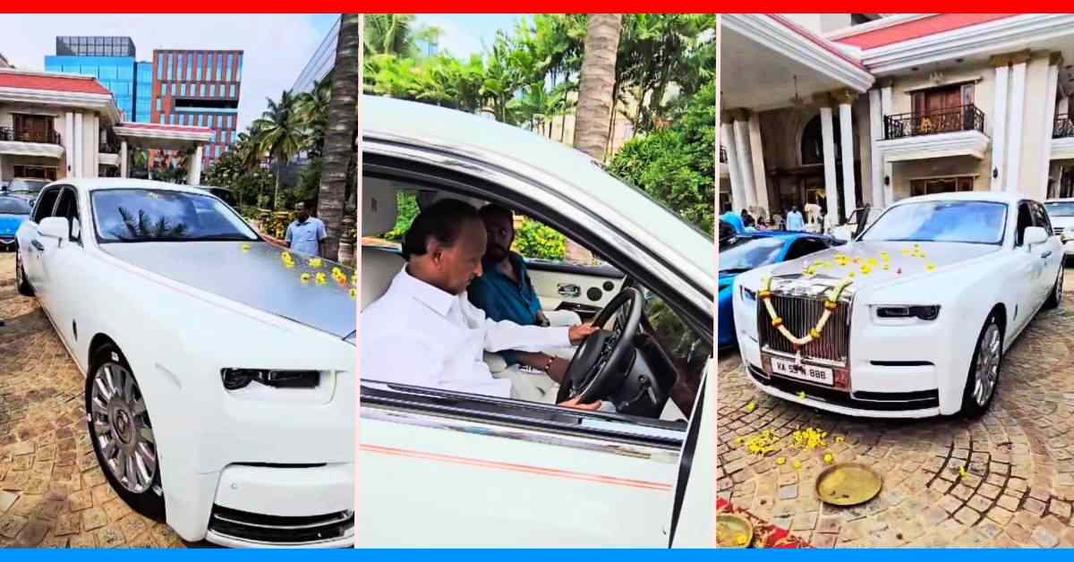 MTB Nagaraj driving his Rolls Royce MTB Nagaraj driving his Rolls Royce