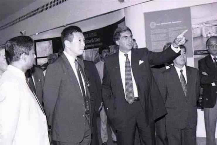 Ratan Tata Pointing