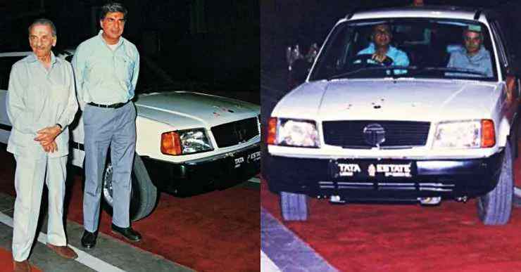 Ratan Tata with JRD Tata