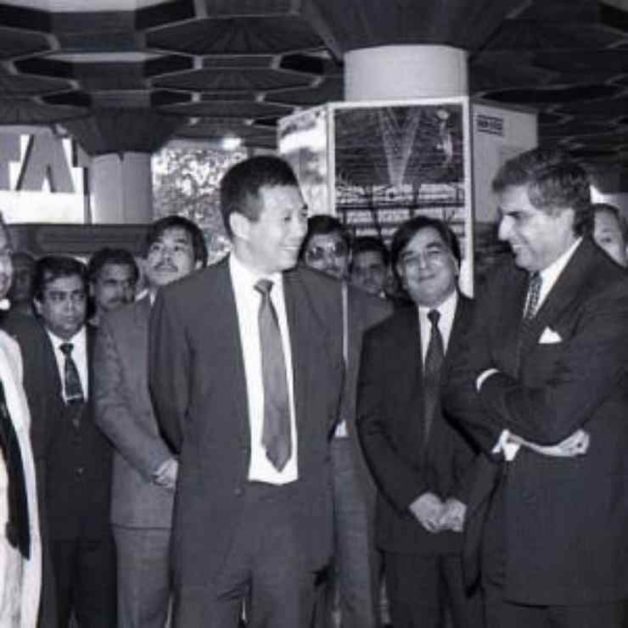Ratan Tata with folded hands