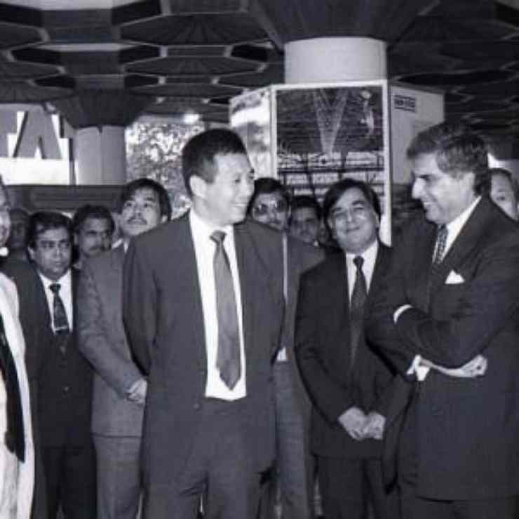 Ratan Tata with folded hands