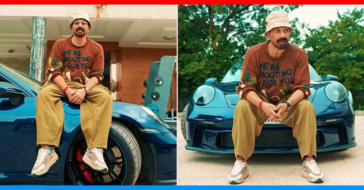 Sunny Deol with his Porsche 911 GT3 Sunny Deol with his Porsche 911 GT3