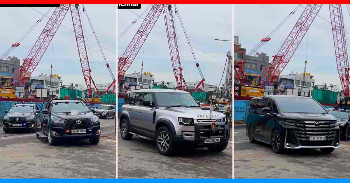 tamil nadu cm mk stalin expensive security convoy toyota innova fortuner vellfire defender tamil nadu cm mk stalin expensive security convoy toyota innova fortuner vellfire defender