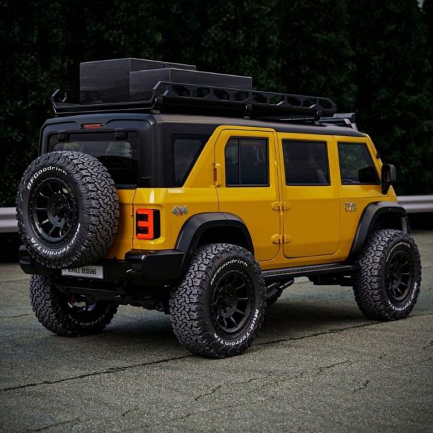 Thar Roxx van rendering rear