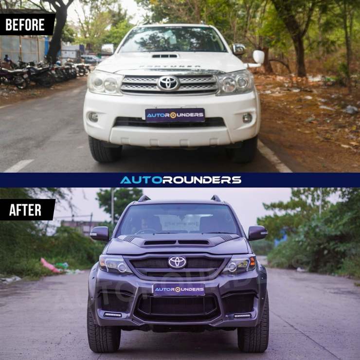 Toyota Fortuner to Spartan front