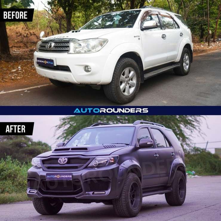 Toyota Fortuner to Spartan front left