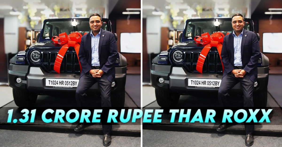 akash minda buys india first mahindra thar roxx rs 1 31 crore akash minda buys india first mahindra thar roxx rs 1 31 crore