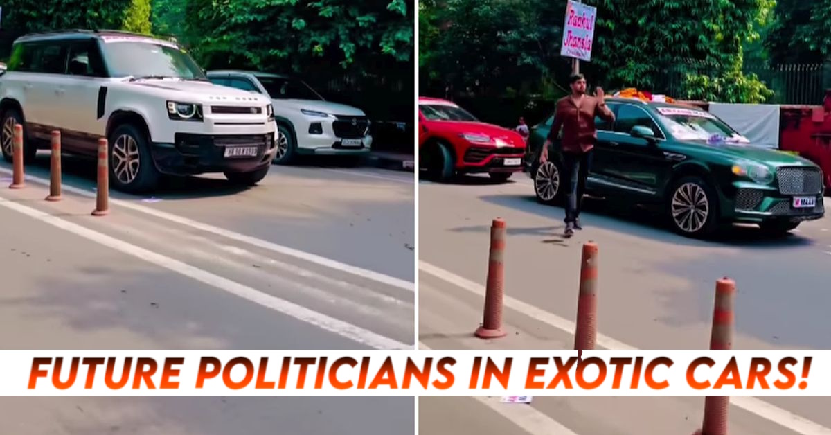 delhi university student election car convoy bentley lamborghini rolls royce delhi university student election car convoy bentley lamborghini rolls royce