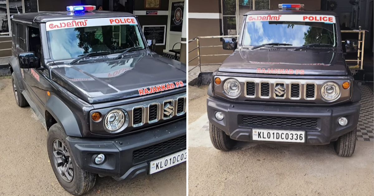 maruti jimny 4x4 suv joins kerala police patrol car maruti jimny 4x4 suv joins kerala police patrol car