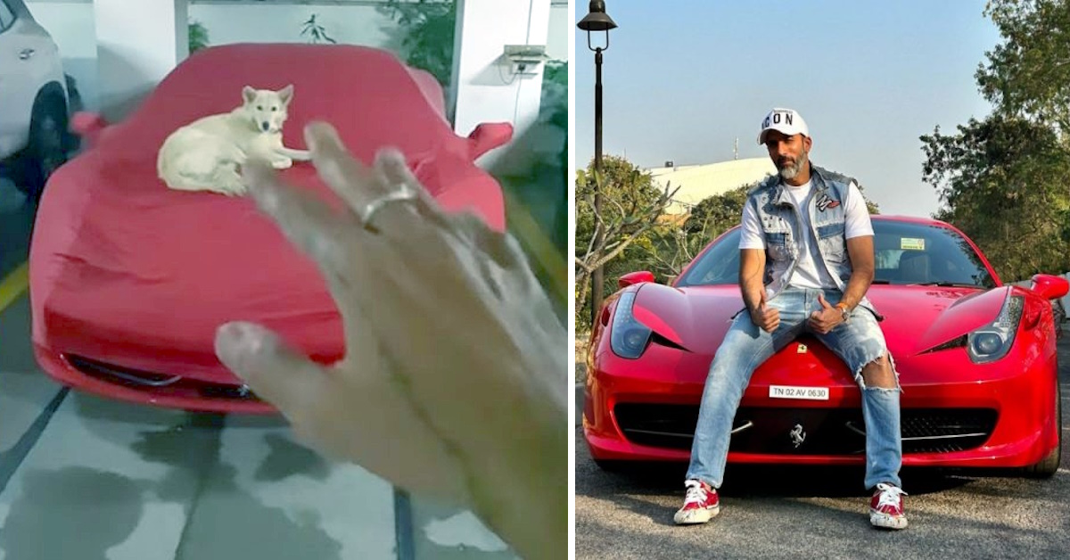 kind indian supercar owner stray dogs sleep mclaren kind indian supercar owner stray dogs sleep mclaren